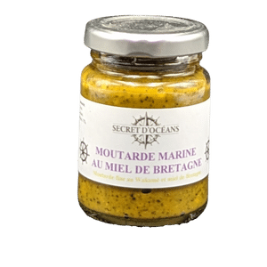Moutarde Bio au Miel de Bretagne et Algues